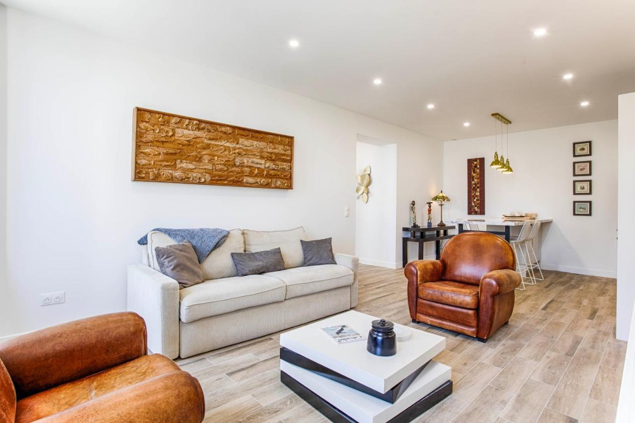 Appartement Grand Confort Bord De Mer Rez-De-Chaussee Residence La Vague Houlgate Exterior foto